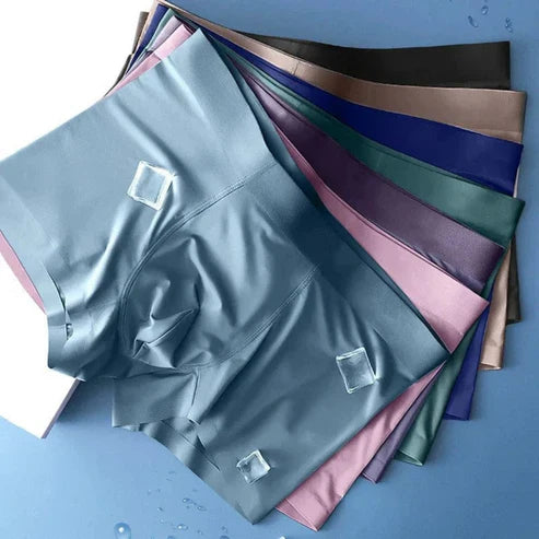 Men's Ice Silk Briefs Boxers (Pack of 5 Mix Colors)