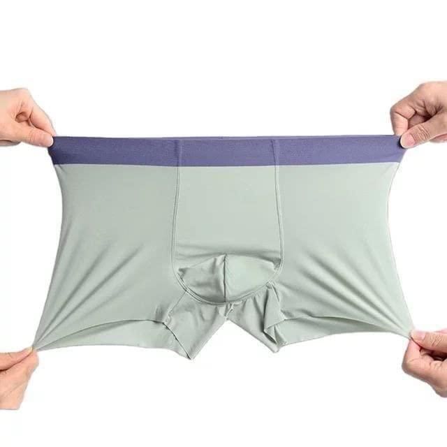Men's Ice Silk Briefs Boxers (Pack of 5 Mix Colors)