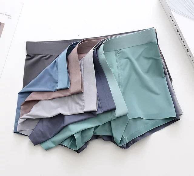 Men's Ice Silk Briefs Boxers (Pack of 5 Mix Colors)