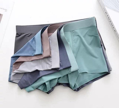Men's Ice Silk Briefs Boxers (Pack of 5 Mix Colors)